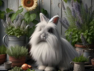 English Angora Rabbit